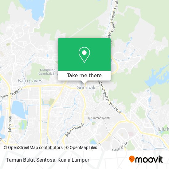 Taman Bukit Sentosa map