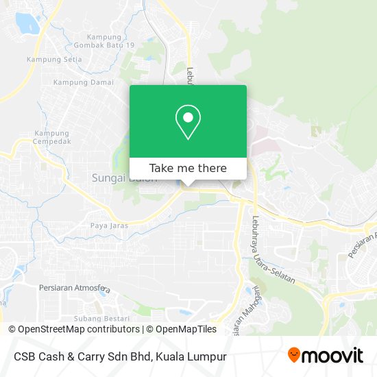 Peta CSB Cash & Carry Sdn Bhd