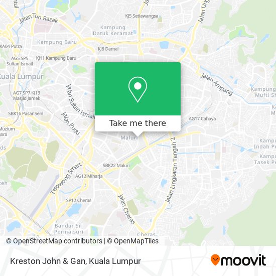 Cara Ke Kreston John Gan Di Kuala Lumpur Menggunakan Bis Atau Mrt Lrt Moovit