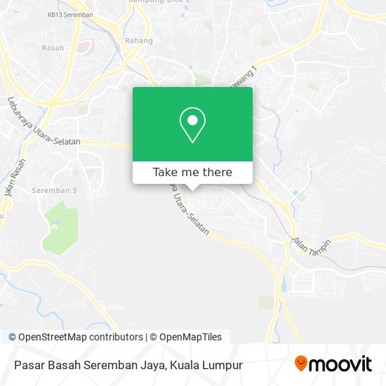 Pasar Basah Seremban Jaya map