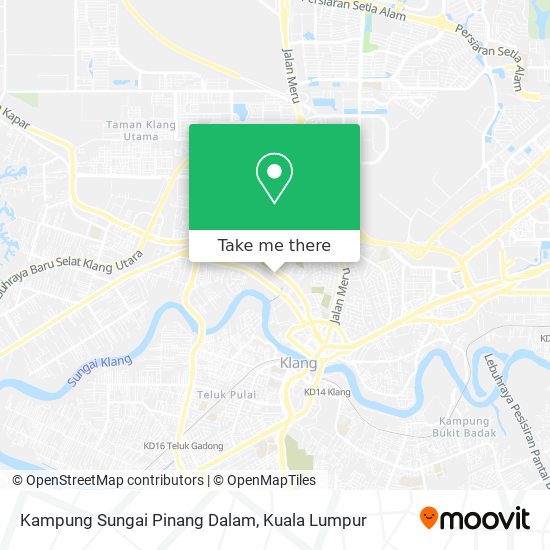 Peta Kampung Sungai Pinang Dalam
