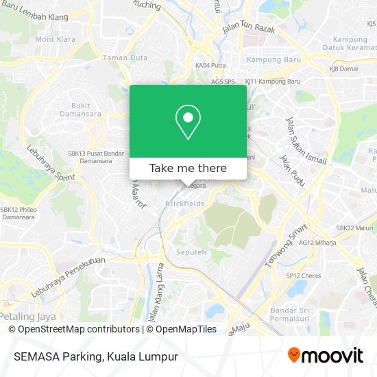 Peta SEMASA Parking