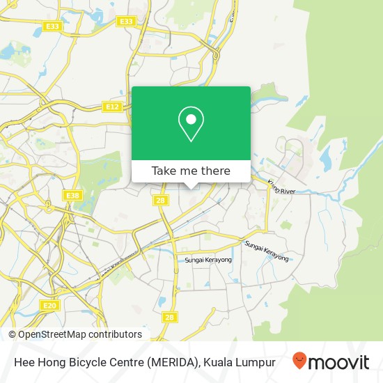 Hee Hong Bicycle Centre (MERIDA) map