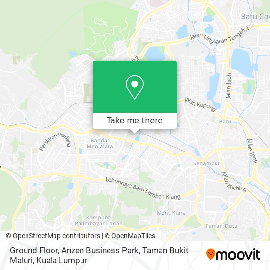 Ground Floor, Anzen Business Park, Taman Bukit Maluri map