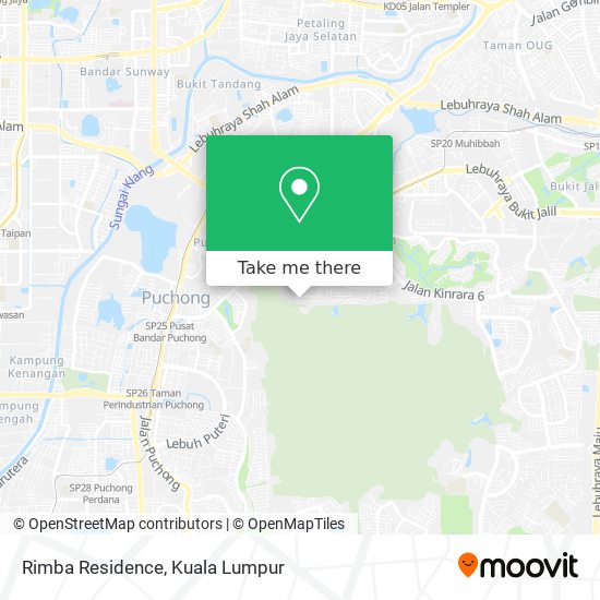 Rimba Residence map