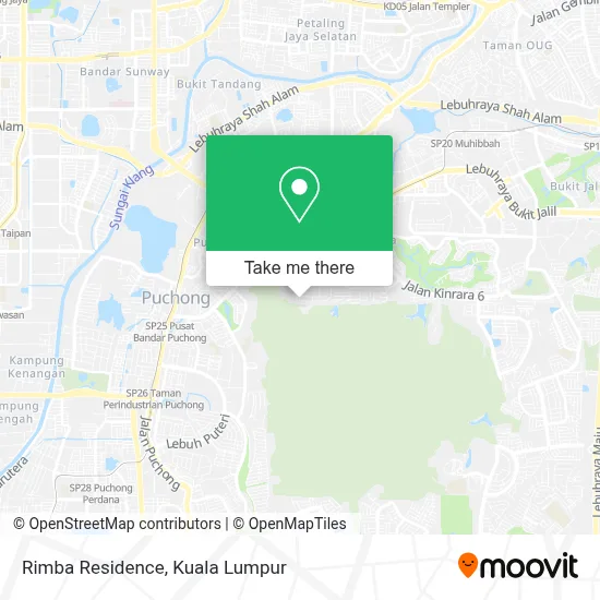 Rimba Residence map