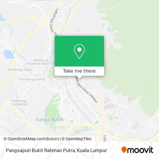 Peta Pangsapuri Bukit Rahman Putra