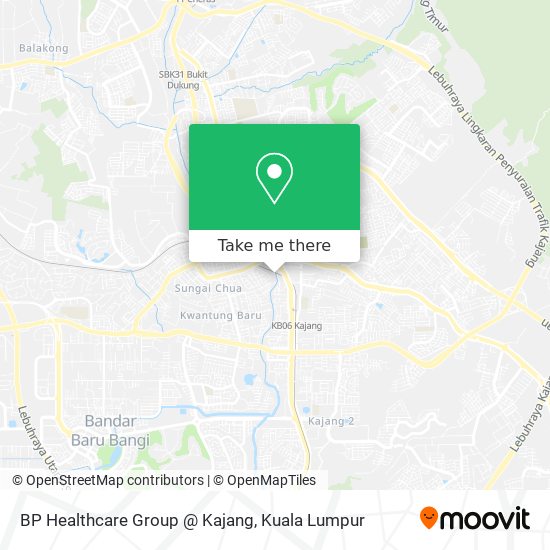 Peta BP Healthcare Group @ Kajang