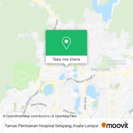 Taman Permainan Hospital Selayang map