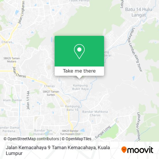 Peta Jalan Kemacahaya 9 Taman Kemacahaya