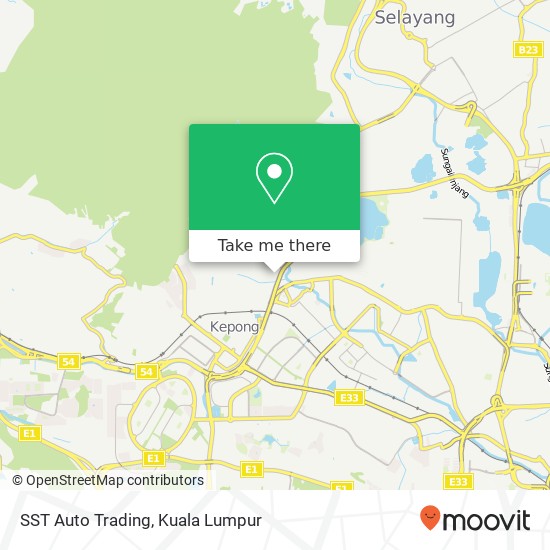SST Auto Trading map