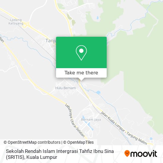 Peta Sekolah Rendah Islam Intergrasi Tahfiz Ibnu Sina (SRITIS)