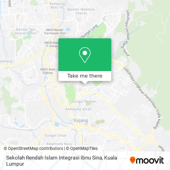 Sekolah Rendah Islam Integrasi Ibnu Sina map