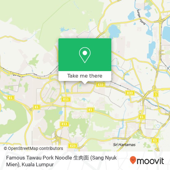 Famous Tawau Pork Noodle 生肉面 (Sang Nyuk Mien) map