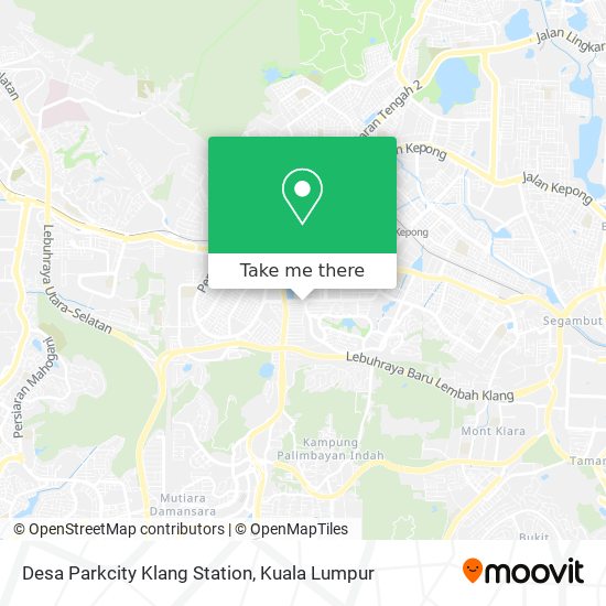 Peta Desa Parkcity Klang Station