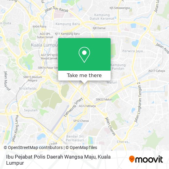 How To Get To Ibu Pejabat Polis Daerah Wangsa Maju In Kuala Lumpur By Bus Or Mrt Lrt