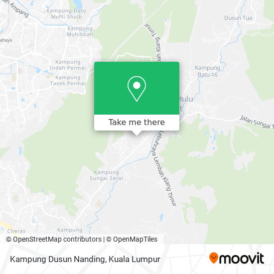 Kampung Dusun Nanding map