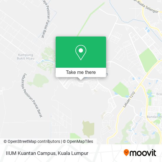 IIUM Kuantan Campus map