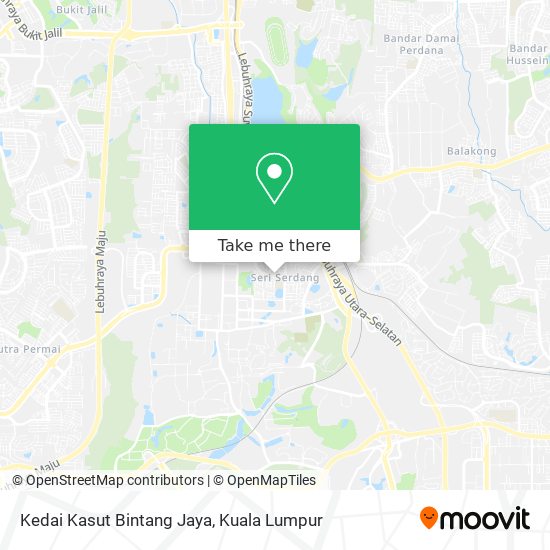 Peta Kedai Kasut Bintang Jaya
