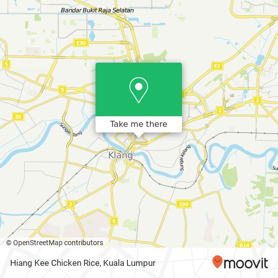 Hiang Kee Chicken Rice map