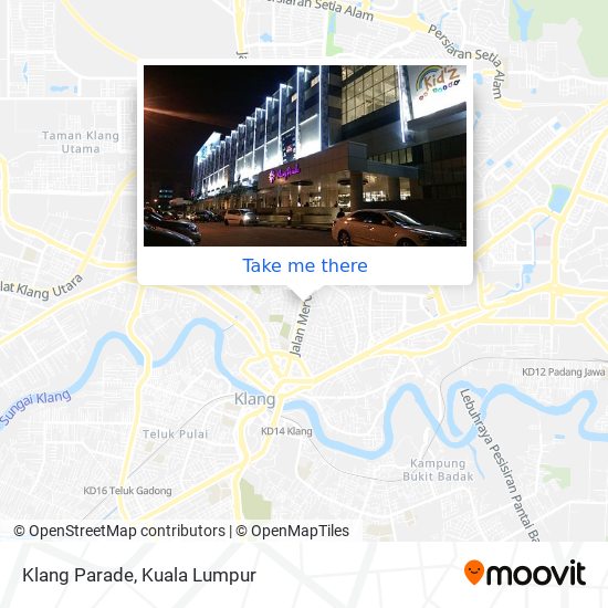 Klang Parade map