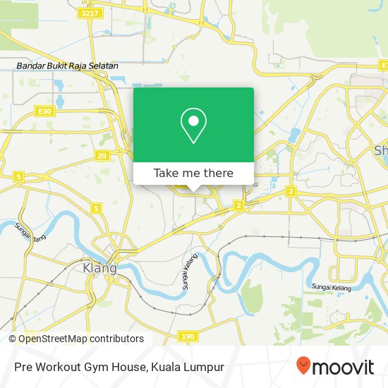 Pre Workout Gym House map