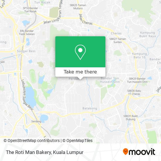 The Roti Man Bakery map