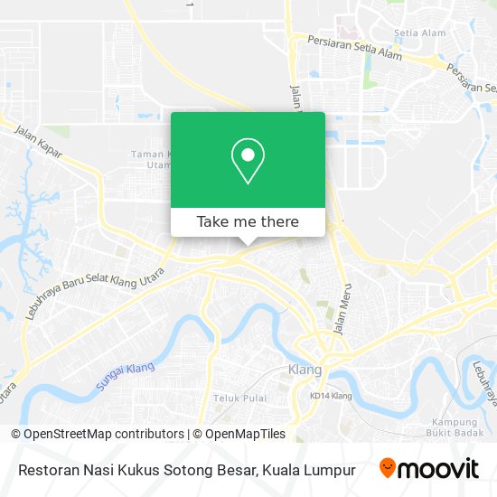 Restoran Nasi Kukus Sotong Besar map