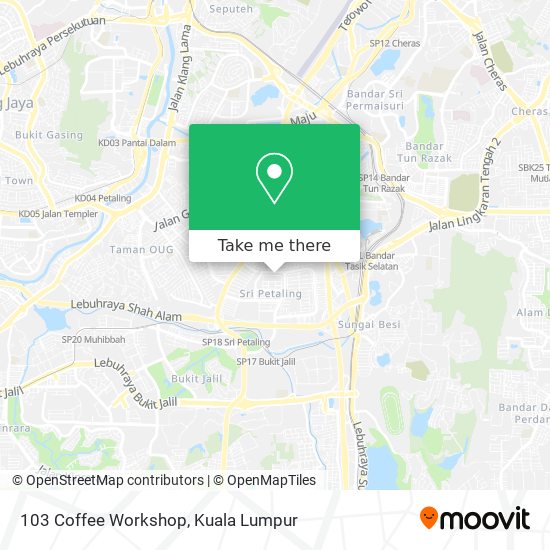 103 Coffee Workshop map