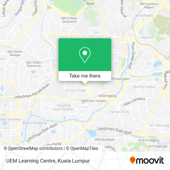 UEM Learning Centre map