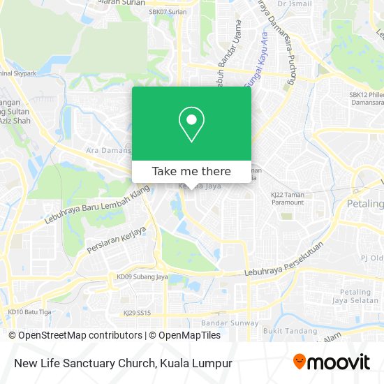 New Life Sanctuary Church map