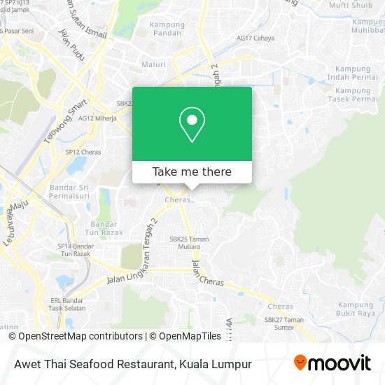 Awet Thai Seafood Restaurant map