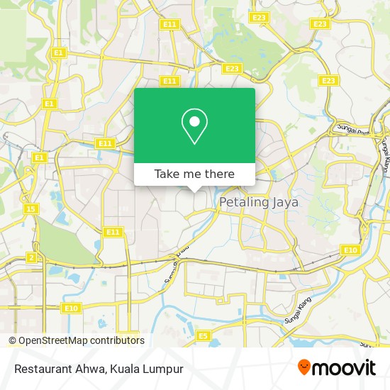 Restaurant Ahwa map