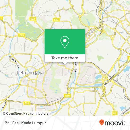 Bali Feel map