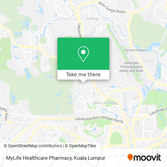 MyLife Healthcare Pharmacy map