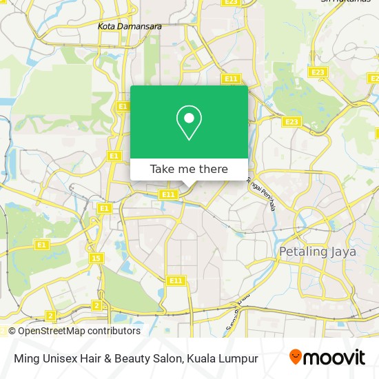 Ming Unisex Hair & Beauty Salon map