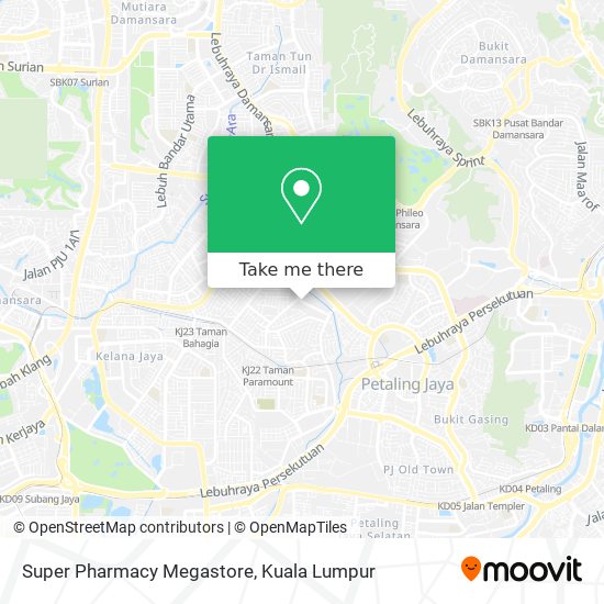 Super Pharmacy Megastore map