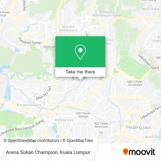 Arena Sukan Champion map