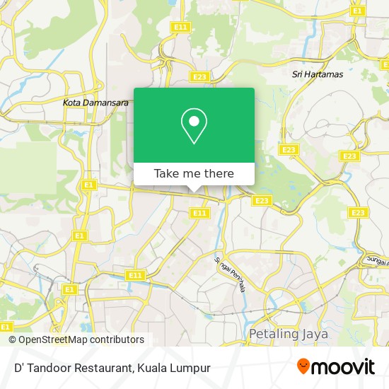 D' Tandoor Restaurant map
