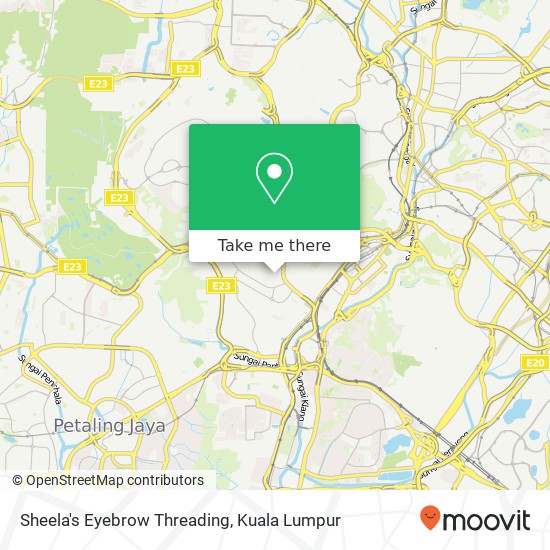 Sheela's Eyebrow Threading map