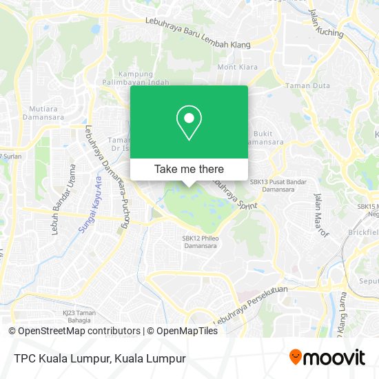 Peta TPC Kuala Lumpur