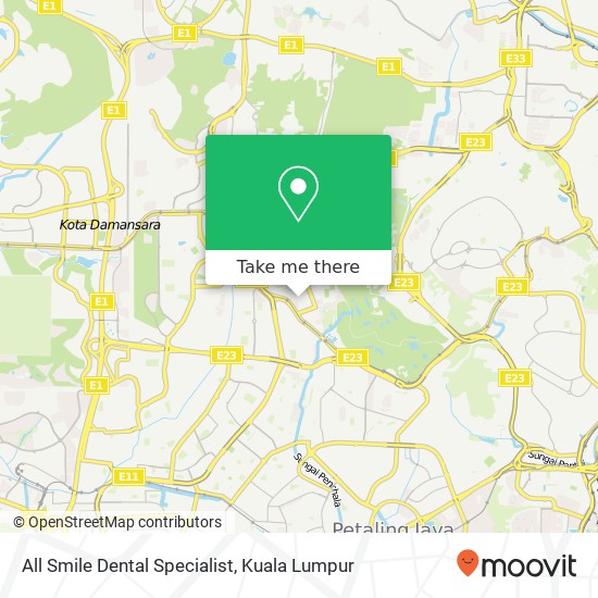 All Smile Dental Specialist map