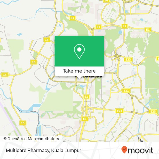 Multicare Pharmacy map
