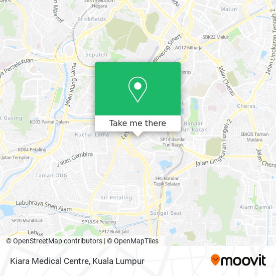 Kiara Medical Centre map
