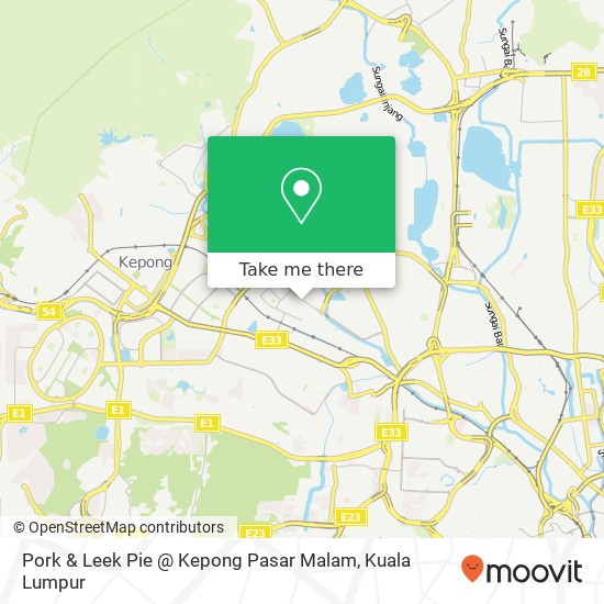 Pork & Leek Pie @ Kepong Pasar Malam map