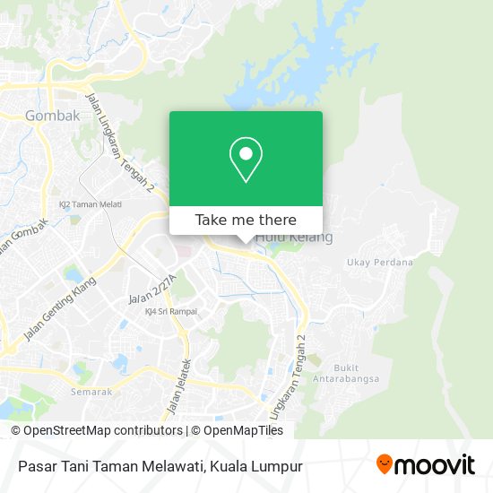 Pasar Tani Taman Melawati map