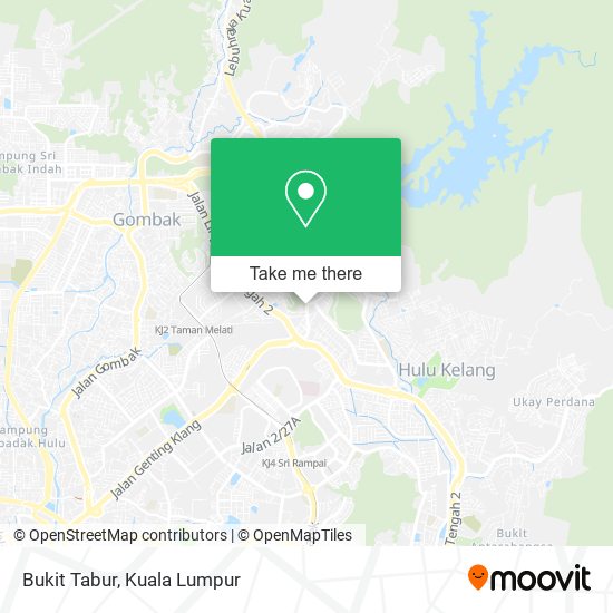 Peta Bukit Tabur