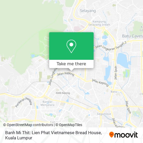 Peta Banh Mi Thit: Lien Phat Vietnamese Bread House