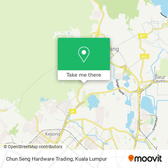Chun Seng Hardware Trading map