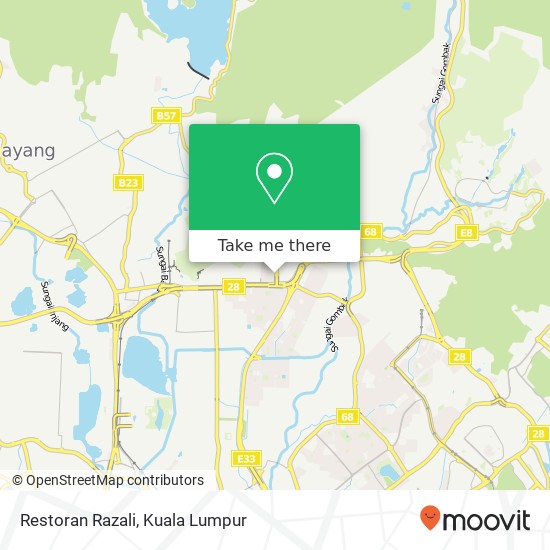 Restoran Razali map